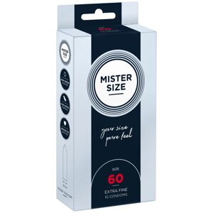 Презервативі Mister Size - pure feel - 60 (10 condoms), товщина 0,05 мм (м'ята упаковка!!) в Києві от компании Elektromax