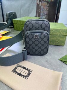 Сумка-слінг сіра Gucci Ophidia GG Supreme c833 в Києві от компании Elektromax