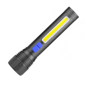 Ліхтар ручний акумуляторний CB-C12-P50-COB, Ручний ліхтарик LED, Водонепроникний ліхтар