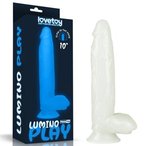 Світиться фалоімітатор на присоске Lumino Play Dildo 10.0 в Києві от компании Elektromax