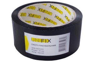 Скотч Unifix - 45 мм x 80 м x 40 мкм чорний в Києві от компании Elektromax