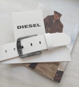 Шкіряний ремінь Diesel white в Києві от компании Elektromax