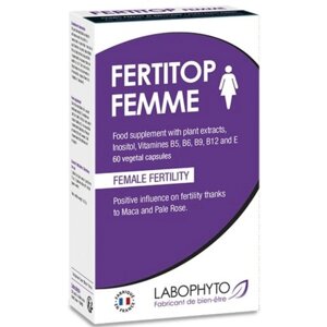 Препарад для підвищення жіночої фертильності Fertitop Femme Female Fertility, 60 капсул