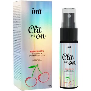 Збуджувальний спрей для клітора Intt Clit Me On Red Fruits Warming Effect 12 мл, зігріваючий ефект в Києві от компании Elektromax