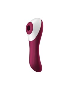 Вакуумний стимулятор із вібрацією Satisfyer Dual Crush Wine Red в Києві от компании Elektromax