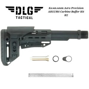 Приклад для  M16/M4/AR15 TBS Compact DLG Tactical з регульованим підщочником  та комплект Aero Presicion чорний в Києві от компании Elektromax