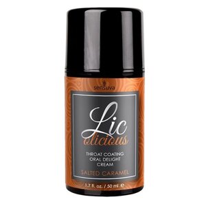 Гель для мінету Sensuva Lic-o-licious Salted Caramel (50 мл), оліїстий, без цукру в Києві от компании Elektromax