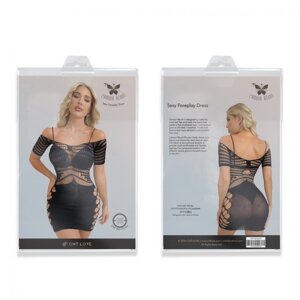 Жіночий пеньюар Sexy Foreplay Dress Black в Києві от компании Elektromax