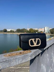 Жіноча сумка Valentino 24 х 14 х 7 black