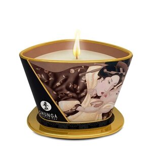 Масажна свічка Shunga Massage Candle – Intoxicating Chocolate (170 мл) з афродизіаками в Києві от компании Elektromax