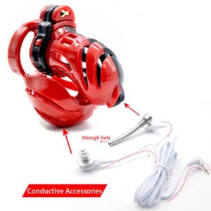 Electro-sex New 3D Design Male Polyethylene Chastity Integrative Device в Києві от компании Elektromax