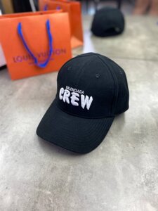 Чорна кепка Balenciaga CREW gu520