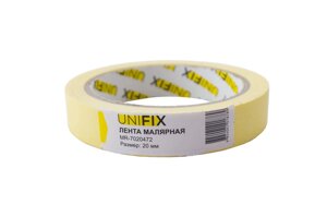 Стрічка малярна Unifix - 20 мм x 40 м жовта 5 шт. в Києві от компании Elektromax