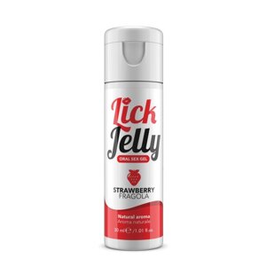 Оральний лубрикант Lick Jelly Oral Sex Gel Strawberry, 50мол в Києві от компании Elektromax