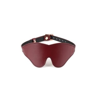 Шкіряна маска на очі Liebe Seele Wine Red Blindfold в Києві от компании Elektromax