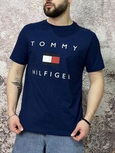 Футболка Tommy Hilfiger синя (вів. лого) в Києві от компании Elektromax