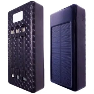 Потужний портативний Powerbank UKC 8058 Solar Charger 60 000MAh, із сонячною панеллю, кабелями та ліхтариком