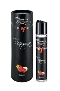 Масажна олія Plaisirs Secrets Litchi (59 мл) з афродизіаками, їстівна, подарункове паковання в Києві от компании Elektromax