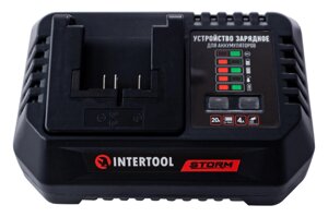 Зарядний пристрій для акумулятора Intertool - 20В x 4Ач Li-Ion Storm