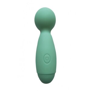 Мінівібромасажер Wooomy Smally Mini Wand Turquoise в Києві от компании Elektromax