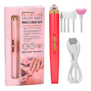 Фрезер для манікюру та педикюру Flawless Salon Nails, машинка для зняття манікюру. Колір: червоний в Києві від компанії Elektromax