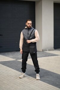 Комплект 'Clip' Nike жилет сіро-чорний + штани president. Барсетка у подарунок! в Києві от компании Elektromax