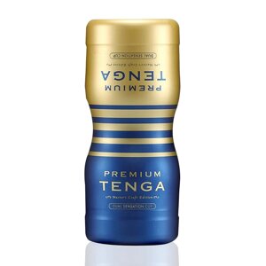 Мастурбатор Tenga Premium Dual Sensation Cup, двосторонній, з двома незалежними каналами в Києві от компании Elektromax