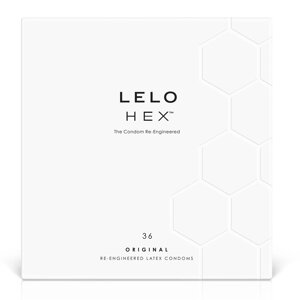 Презервативи LELO HEX Condoms Original 36 Pack, тонкі та суперміцні в Києві от компании Elektromax