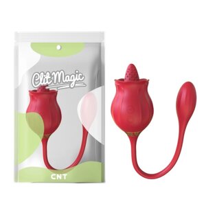 Кліторальний вібростимулятор Wild Bloom Flicking Dual Pleasure Red в Києві от компании Elektromax