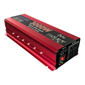 Інвертор чистий синус DC/AC 12V-220V 3000W перетворювач напруги