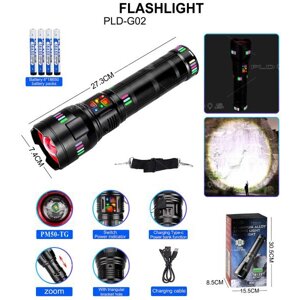 Ліхтар NIGHT VISION FLUORESCENCE G02-PM50-TG, Потужний кишеньковий ліхтарик, Сильний ліхтарик в Києві от компании Elektromax