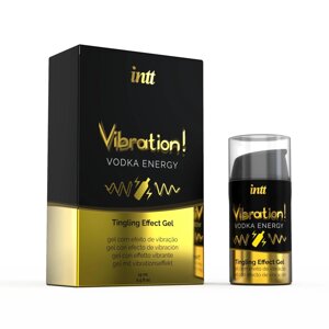 Рідкий вібратор Intt Vibration Vodka (15 мл), густий гель, дуже смачний, діє до 30 хвилин в Києві от компании Elektromax