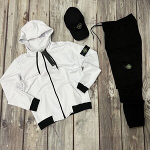 Костюм Stone Island білий з чорним в Києві от компании Elektromax