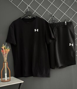 Шорти Under Armour білий лого + футболка Under Armour чорна RD189/RD218 в Києві от компании Elektromax