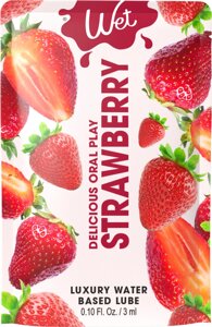 Пробник Wet Oral Play Strawberry (3 мл ) в Києві от компании Elektromax