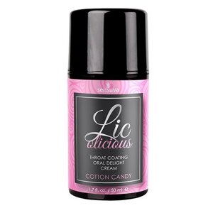 Гель для мінету Sensuva Lic-o-licious Cotton Candy (50 мл), оліїстий, без цукру в Києві от компании Elektromax