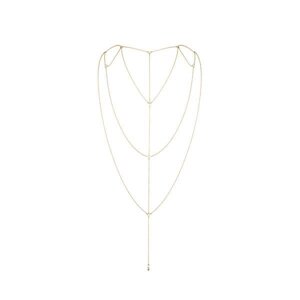 Ланцюжок для спини Bijoux Indiscrets Magnifique Back and Cleavage Chain - Gold, прикраса для тіла в Києві от компании Elektromax