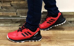 Кросівки Adidas terrex червоно-чорні