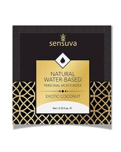 Пробник Sensuva - Natural Water-Based Exotic Coconut (6 мл ) в Києві от компании Elektromax