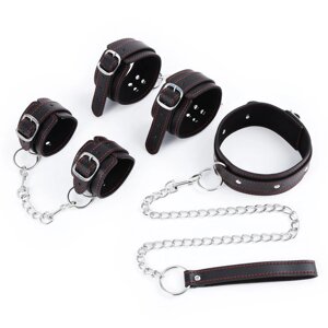 Комплект бдсм аксесуарів Black Line Bondage Kit 3 Pieces в Києві от компании Elektromax