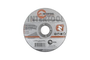 Диск відрізний по металу Intertool - 115 х 1,6 х 22,2 мм 25 шт.