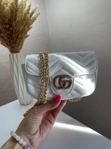 Сумка жіноча Gucci white Гуччі біла 069