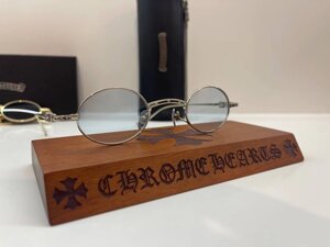 Окуляри Chrome Hearts Lux Retro з блакитною лінзою