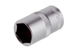 Головка шестигранна Intertool - 16мм x 1/2" матова 1 шт.