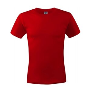 Футболка з коротким рукавом T-shirt 180g (червоний, L)