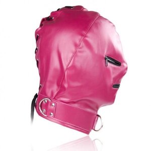 Рожева маска Zipper з вінілу в Києві от компании Elektromax
