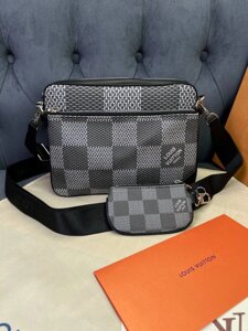 Месенджер сірий Louis Vuitton Bolso Trio graphite c765 в Києві от компании Elektromax