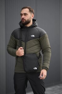 Комплект чоловічий TNF: куртка TNF чорна-хакі + штани TNF чорні. Барсетка TNF у подарунок! в Києві от компании Elektromax