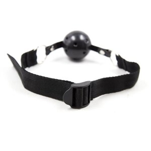 БДСМ кляп чорний Knebel-Easy Breathable Ball Gag