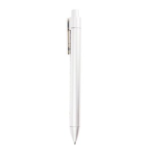 Ручка пластикова кулькова Bergamo Textile Pen (сріблястий)